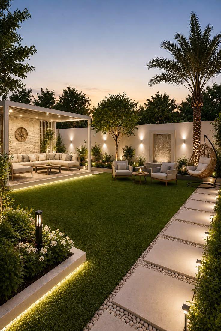 Precedent study: Contemporary court · concealed lighting